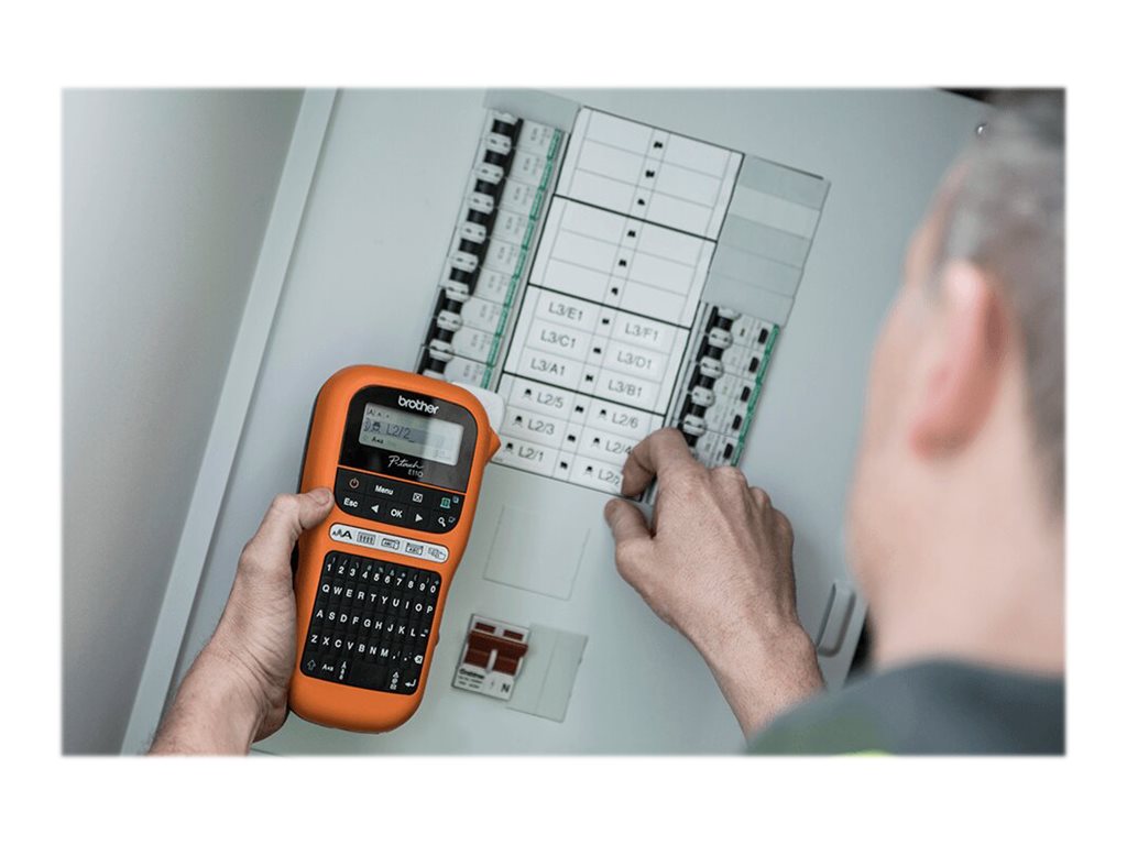 Brother P-Touch PT-E110VP - Beschriftungsgerät - s/w - Thermotransfer