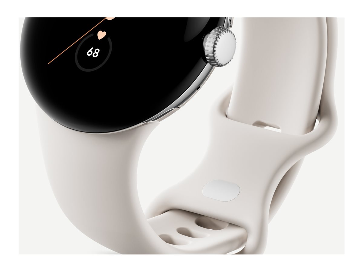 Google - Armband für Smartwatch - S / L - Chalk - für Pixel Watch