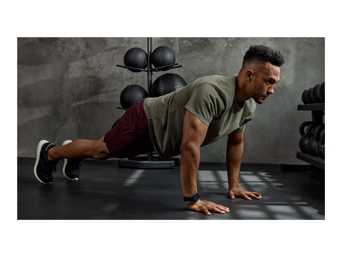 Garmin Venu 3 - schwarzes faserverstärktes Polymer - intelligente Uhr mit Band - 8 GB