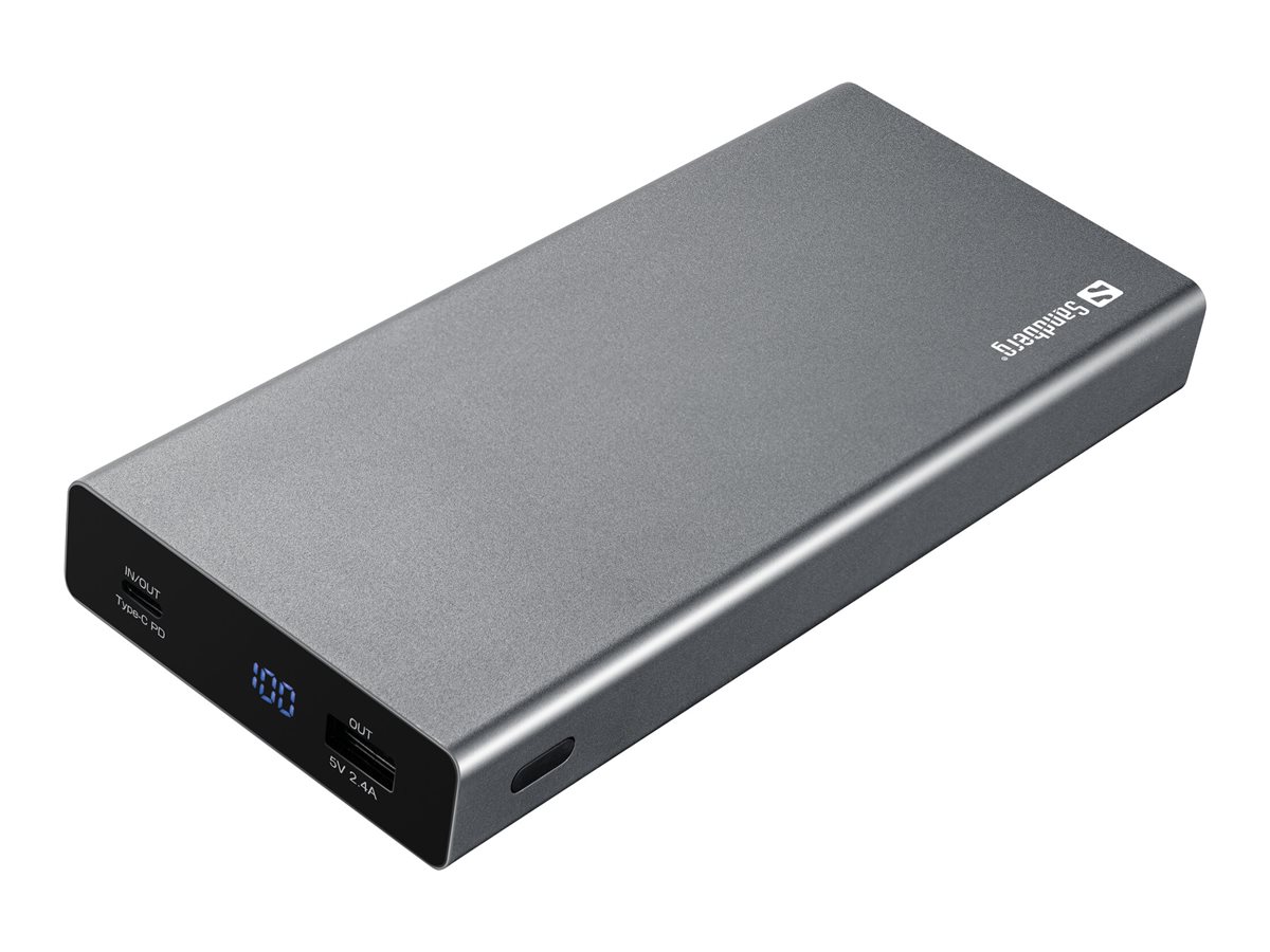 Sandberg Powerbank - Powerbank - Li-Ion - 20000 mAh - 74 Wh