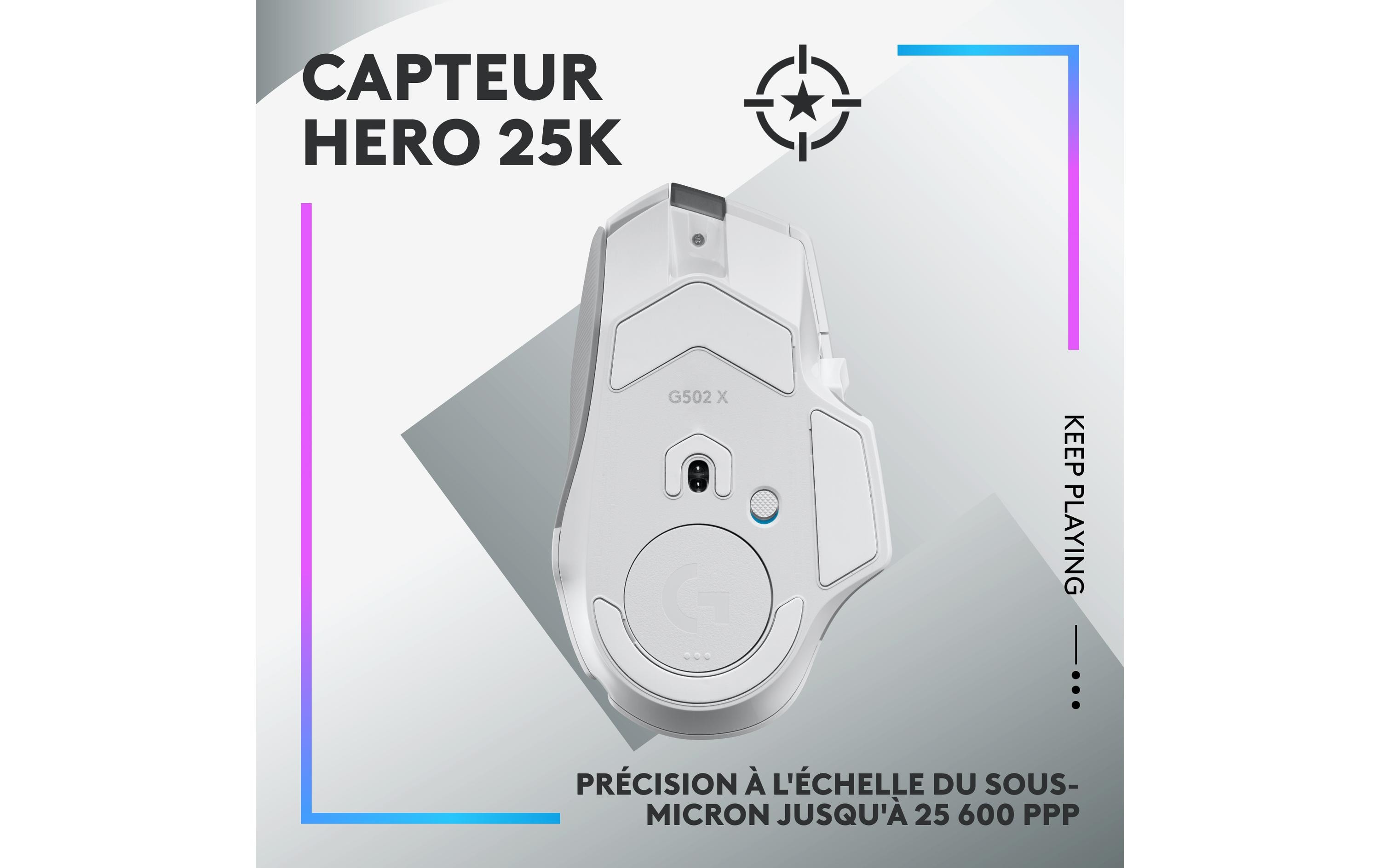Logitech Gaming-Maus G502 X Plus Weiss