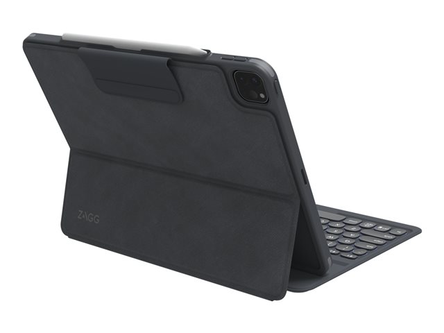 ZAGG Pro Keys - Tastatur und Foliohülle - Deutsch - Schwarz/Grau Eingabegerät