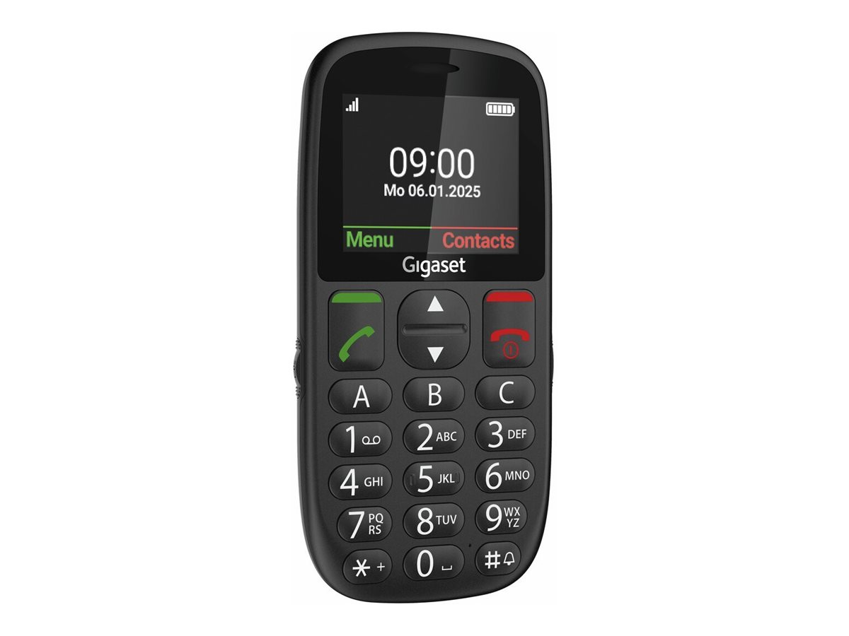 Gigaset GL395 - Schwarz - Feature Phone - 32 MB - GSM