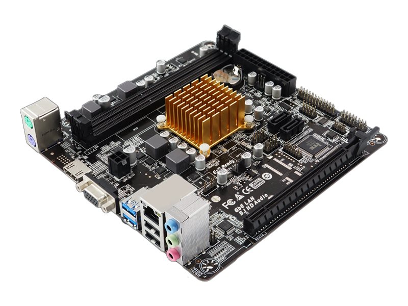 Biostar A68N-2100K - Motherboard - Mini-ITX - AMD E1 6010