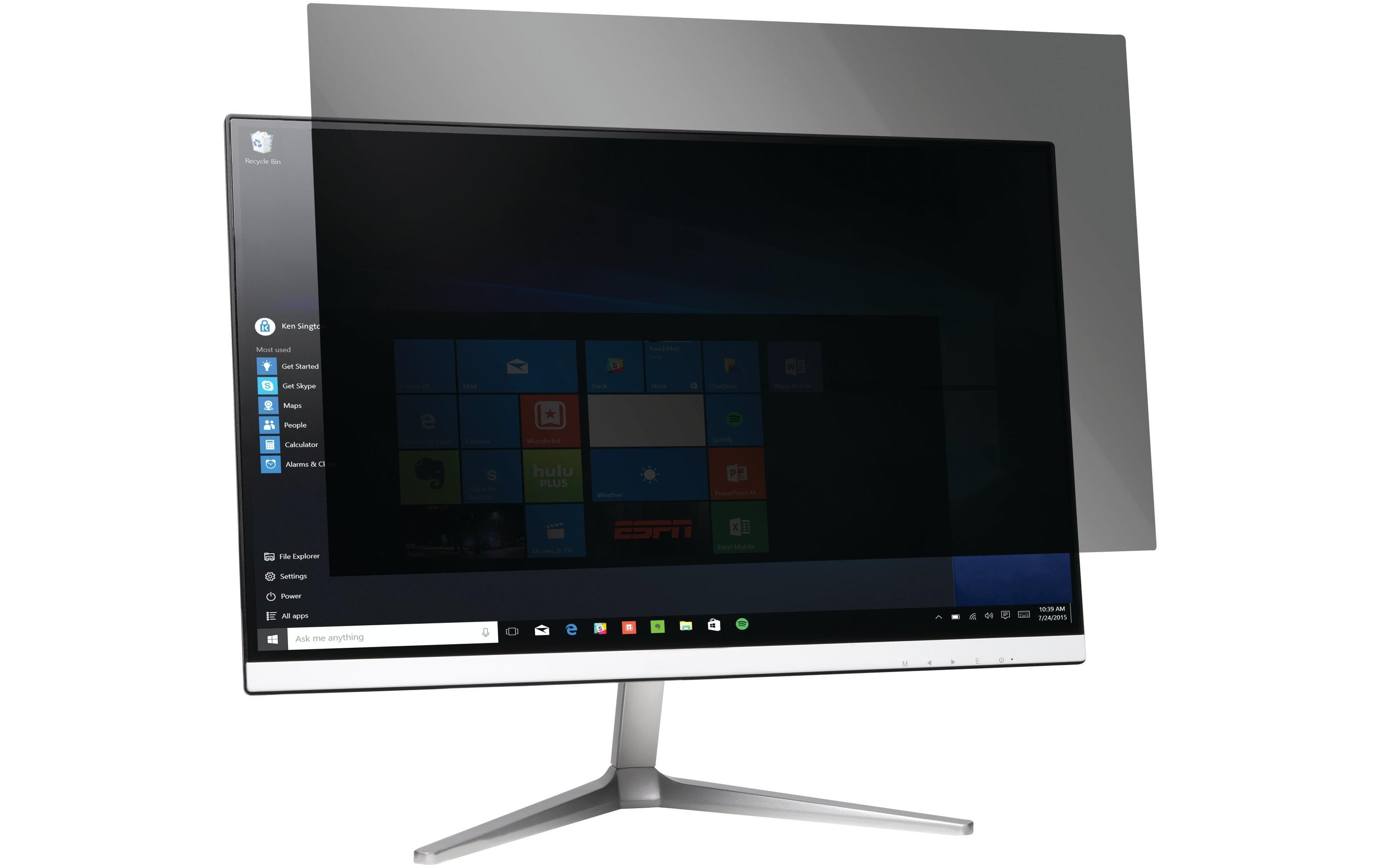 Kensington Monitor-Bildschirmfolie 2Way Privacy Filter 24 " / 16:10