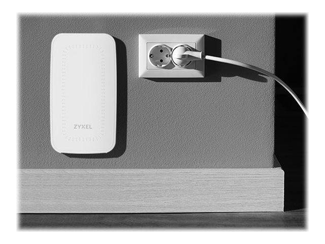 Zyxel WAC500H - Accesspoint - 1GbE - Wi-Fi 5 - 2.4 GHz, 5 GHz - AC 100/240 V - Cloud-verwaltet - zur Wandmontage geeignet