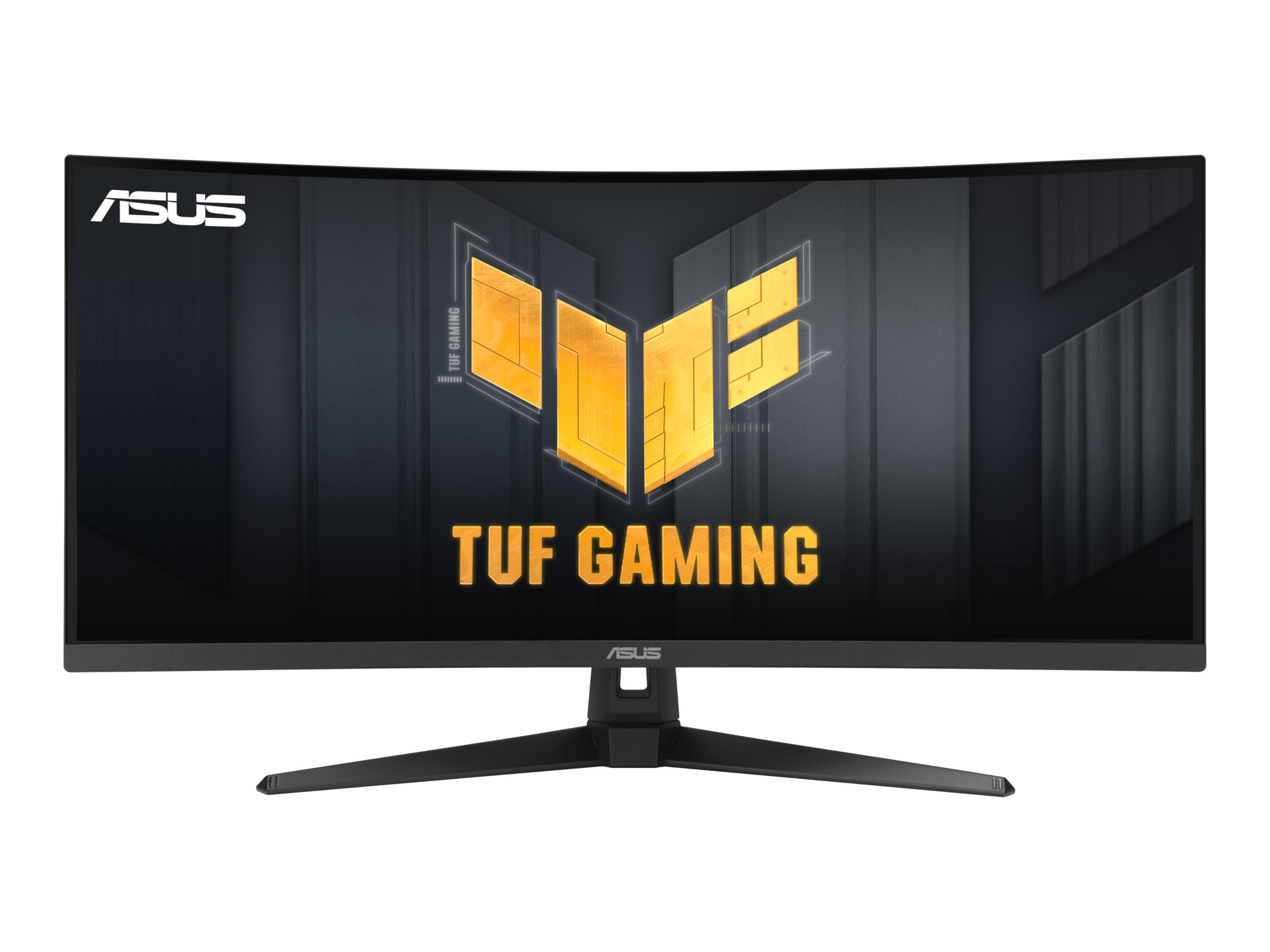 ASUS TUF Gaming VG34VQ3B - LED-Monitor - Gaming - gebogen - 86.4 cm (34") - 3440 x 1440 WQHD @ 180 Hz - VA - 400 cd/m² - 4000:1 - DisplayHDR 400 - 1 ms - 2xHDMI, 2xDisplayPort - Lautsprecher - Schwarz