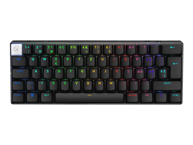 Logitech G PRO X 60 - Tastatur - Gaming - 60% TKL - QWERTZ - Schweiz - Schwarz Eingabegerät