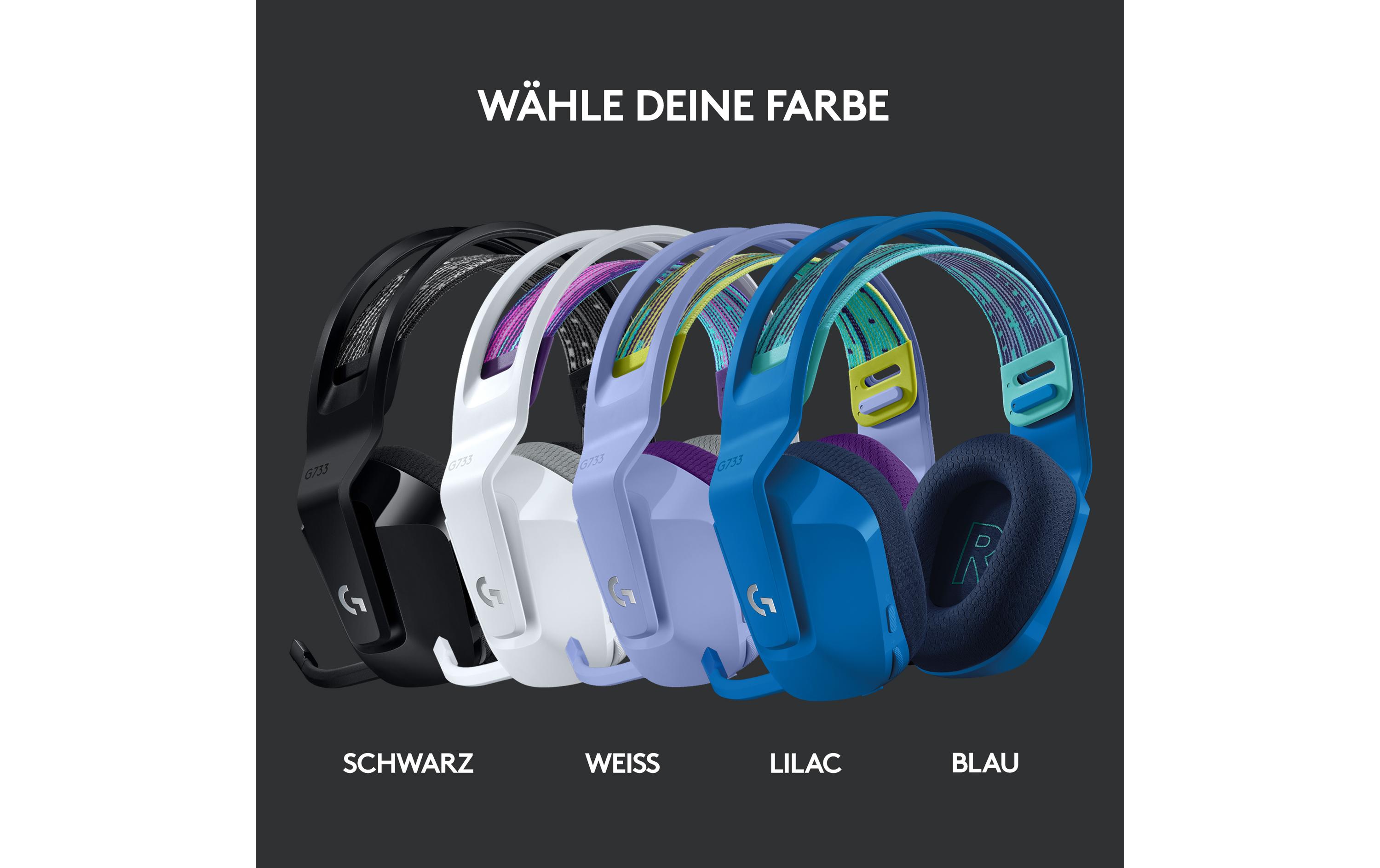 Logitech G G733 LIGHTSPEED Wireless RGB Gaming Headset - Headset