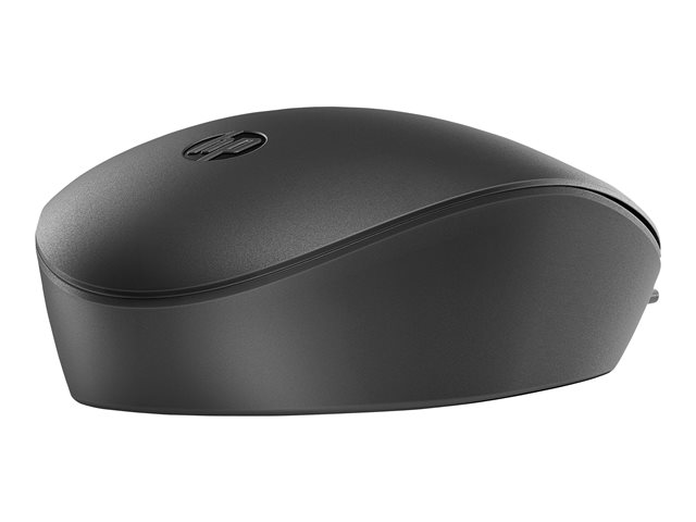 HP 125 - Maus - USB - Schwarz