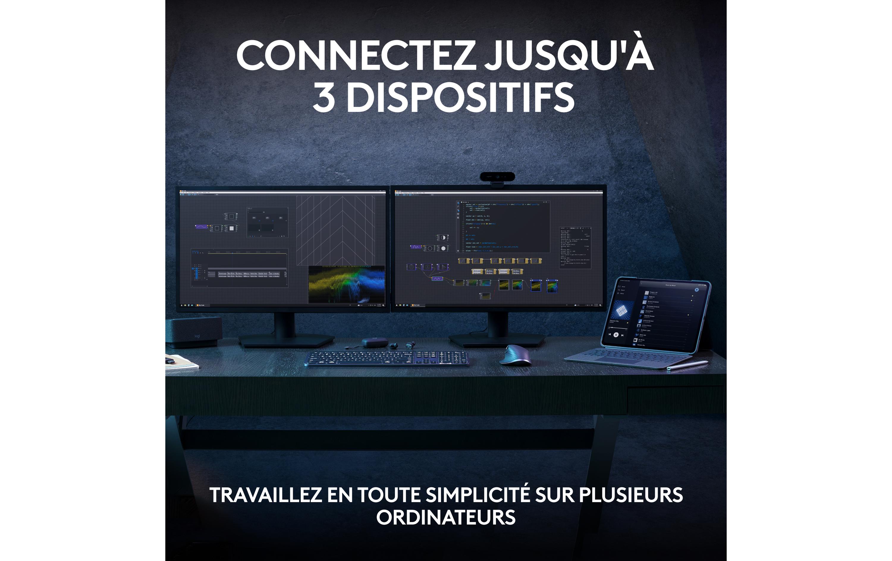 Logitech Tastatur MX Keys S CH-Layout