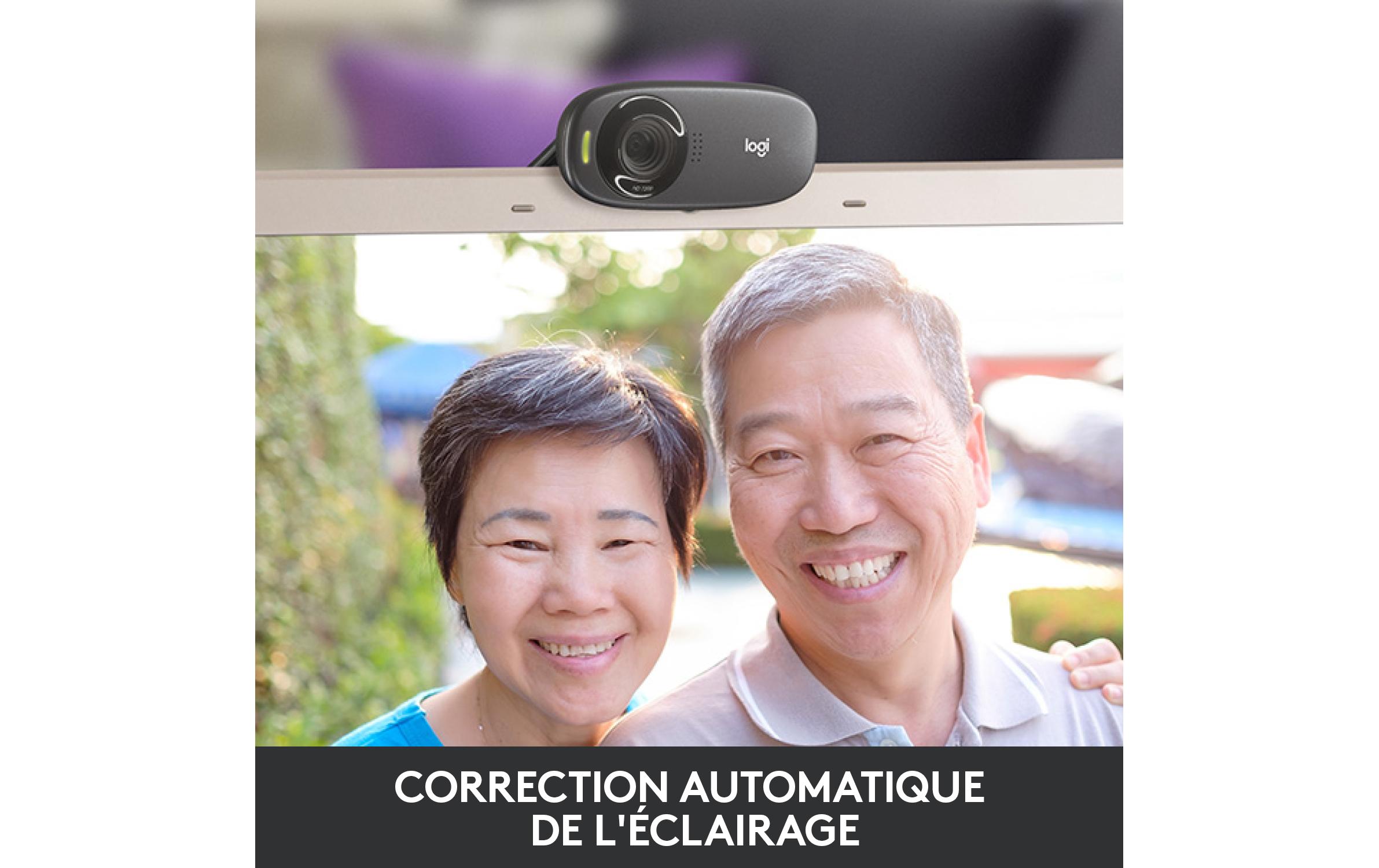 Logitech HD Webcam C310 - Webcam - Schwarz - 1280 x 720 - Audio - USB 2.0