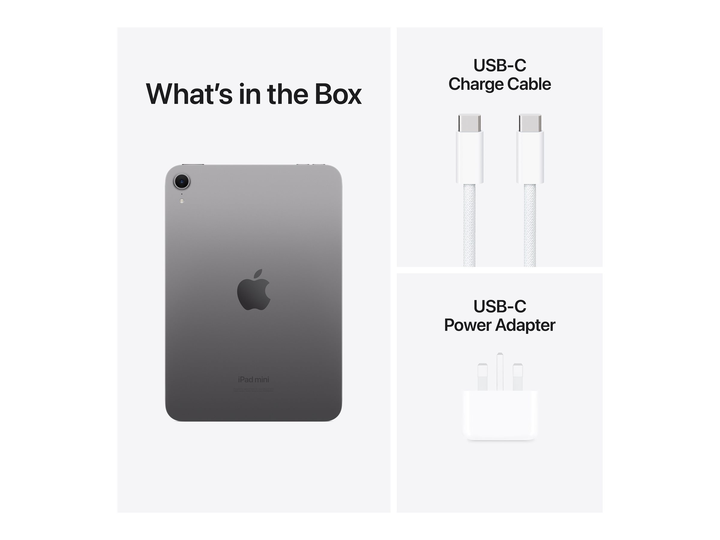 Apple iPad mini A17 Pro Wi-Fi - Tablet - 128 GB - 21.1 cm (8.3") IPS (2266 x 1488) - Space-grau