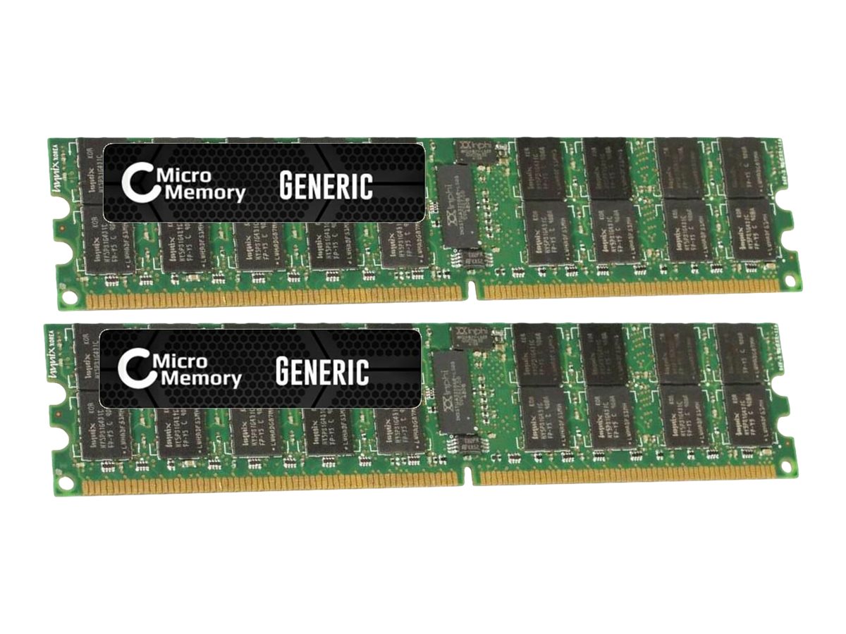 CoreParts - DDR2 - Kit - 8 GB: 2 x 4 GB - DIMM 240-PIN - 667 MHz / PC2-5300 - registriert