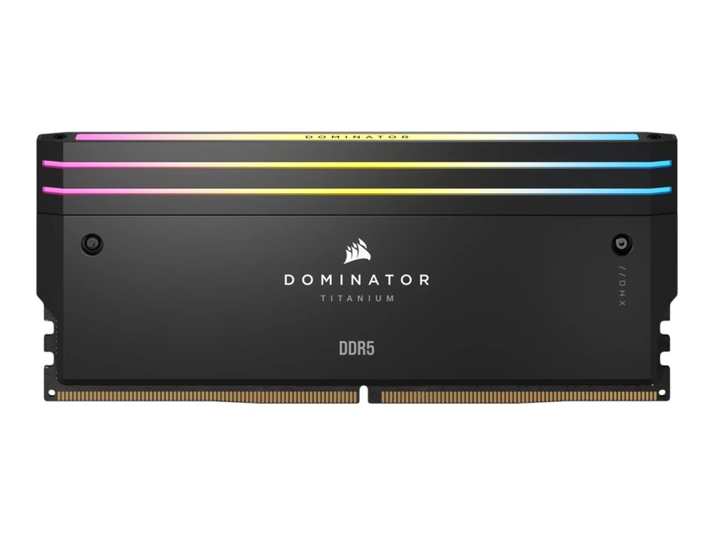 CORSAIR Dominator Titanium RGB - DDR5 - Kit - 48 GB: 2 x 24 GB - DIMM 288-PIN - 7200 MHz / PC5-57600 - ungepuffert