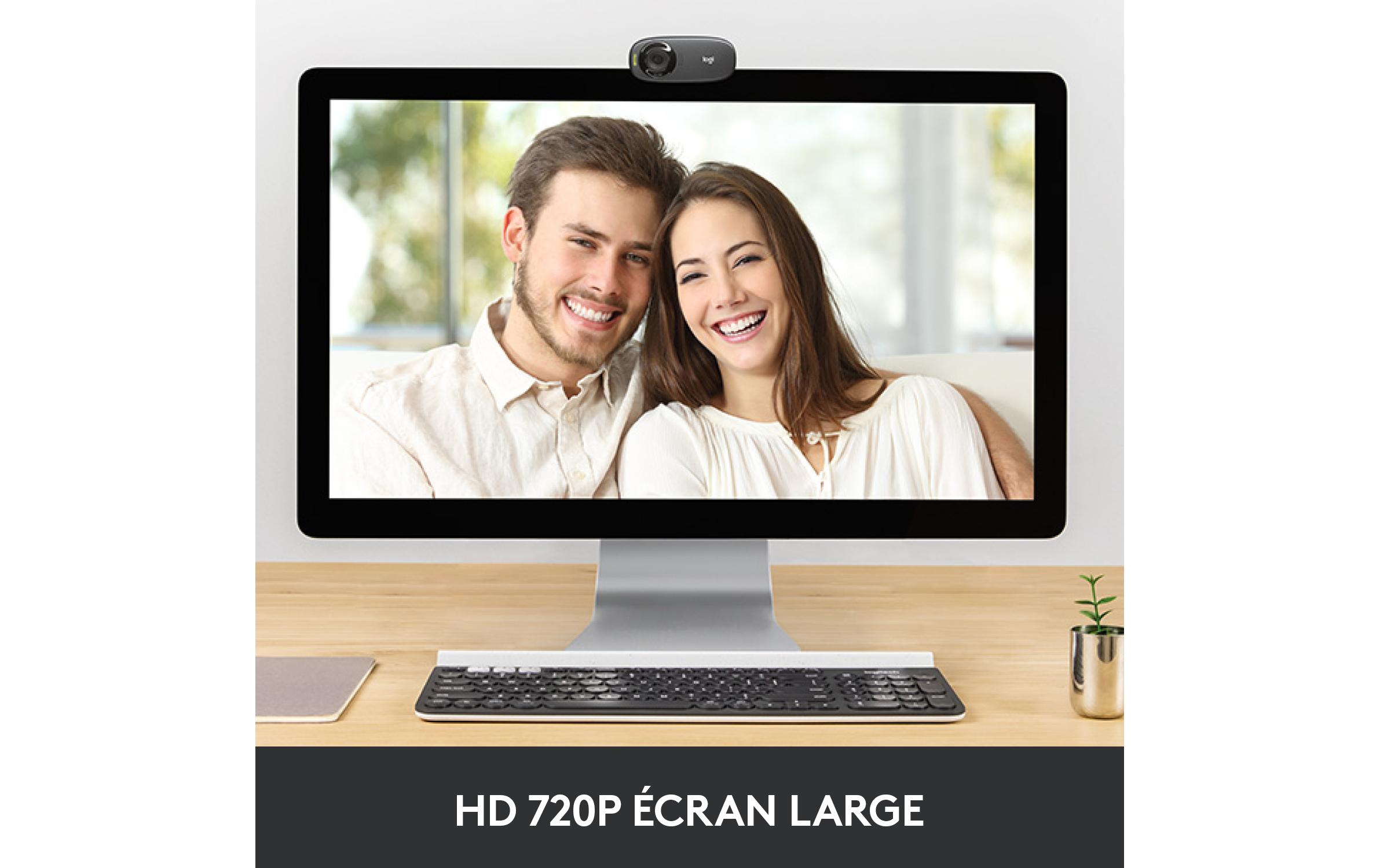 Logitech HD Webcam C310 - Webcam - Schwarz - 1280 x 720 - Audio - USB 2.0