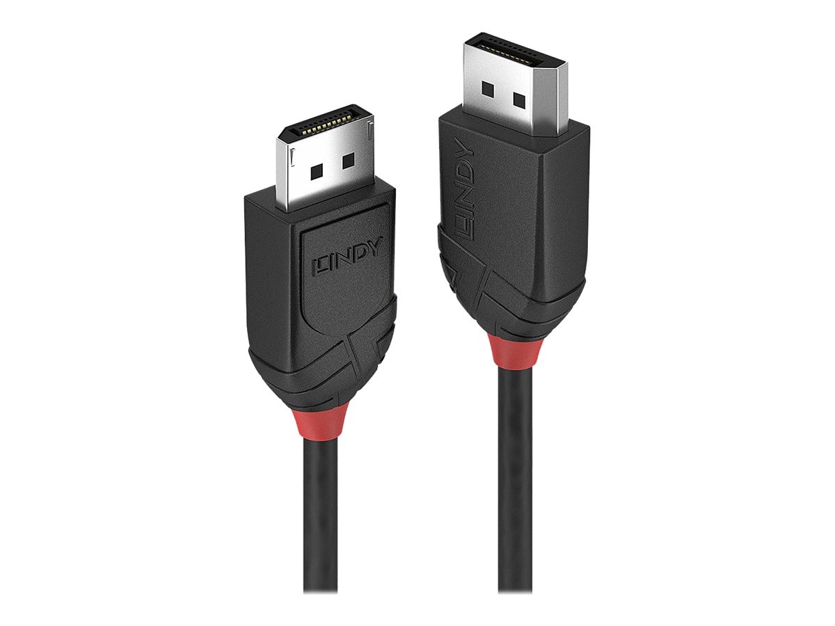 Lindy Black Line - DisplayPort-Kabel - DisplayPort (M) zu DisplayPort (M) - DisplayPort 1.2 - 3 m - Schwarz