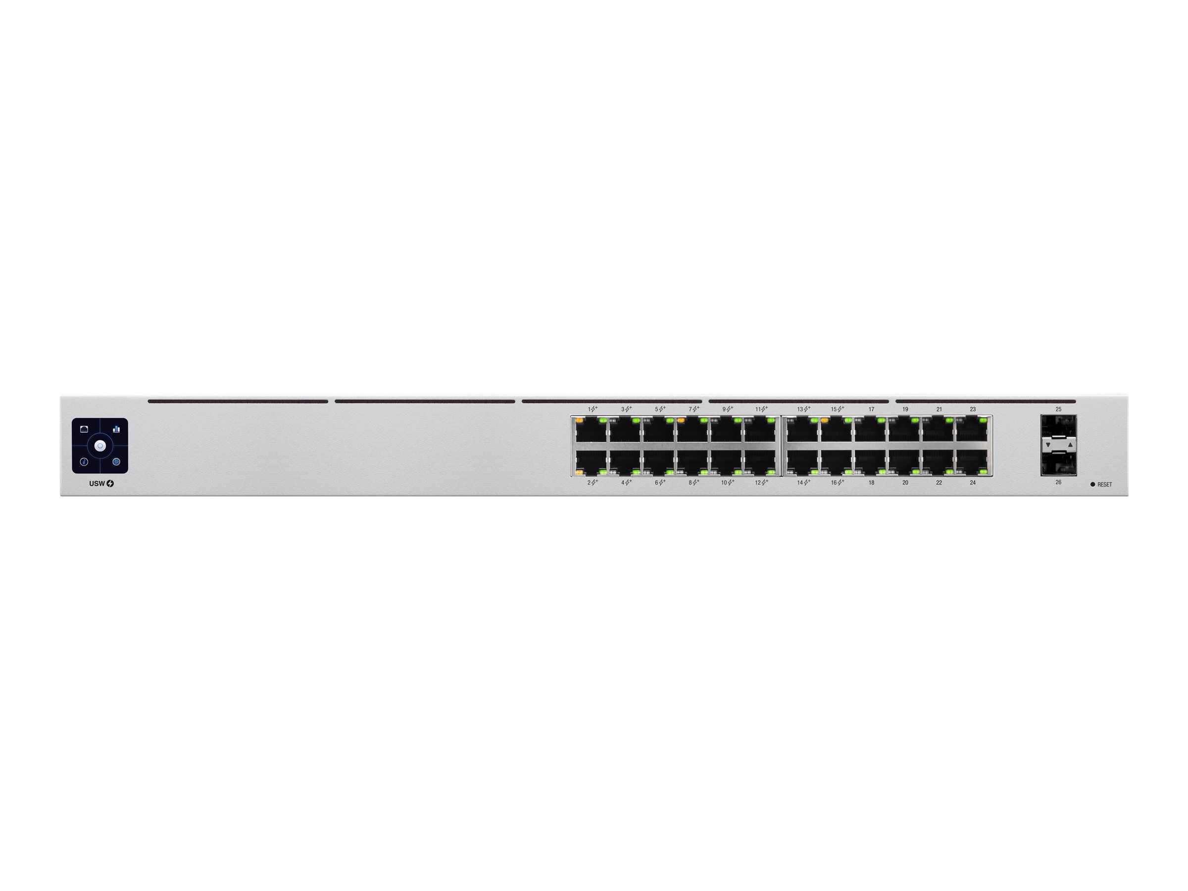 Ubiquiti USW-24-POE managed 24-Port Gigabit PoE+ Switch 95W mit 2x SFP Rack 1U