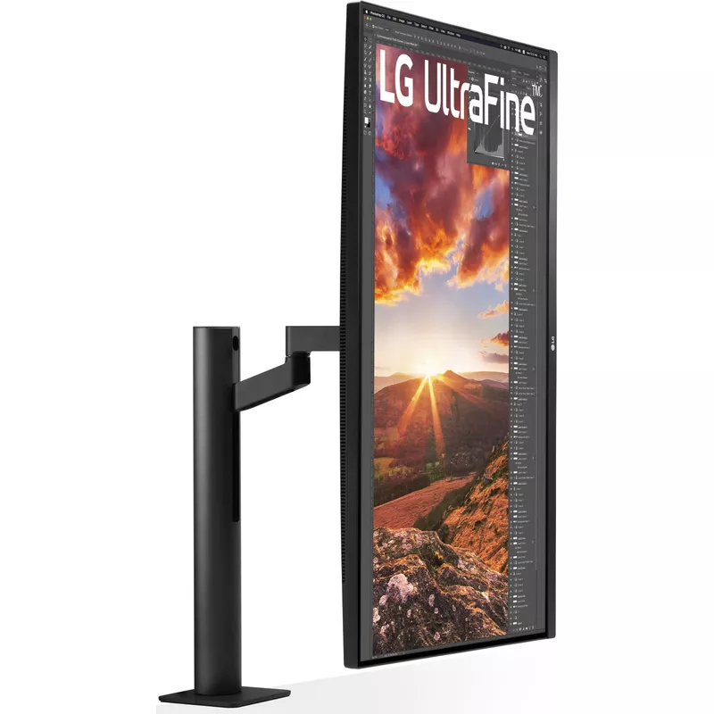 LG UltraFine Ergo 32UN880K-B - LED-Monitor - 81.3 cm (32") (31.5" sichtbar) - 3840 x 2160 4K UHD (2160p) @ 60 Hz - IPS - 350 cd/m² - 1000:1 - HDR10 - 5 ms - 2xHDMI, DisplayPort, USB-C - Lautsprecher