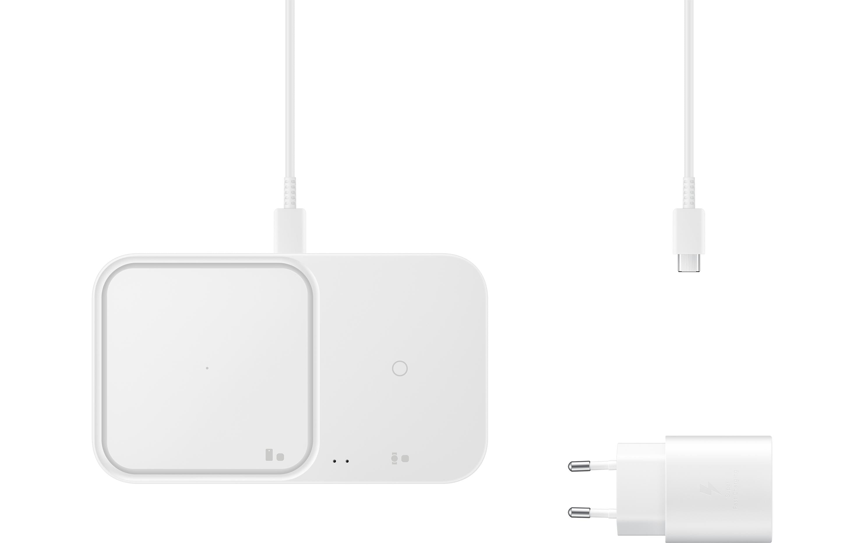 Samsung Wireless Charger Pad Duo EP-P5400 Weiss