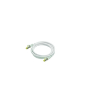 PYTHON Series RJ45 Patchkabel mit Cat. 7 Rohkabel - Rastnasenschutz (RNS) und Nylongeflecht - S/FTP - PiMF - halogenfrei - 500MHz - OFC - weiß - 0,5m - 7/RJ45 - PIMF; SFTP - 0,5 m - RJ-45 - halogenfrei - Kupferdraht - Ethernet - IEC