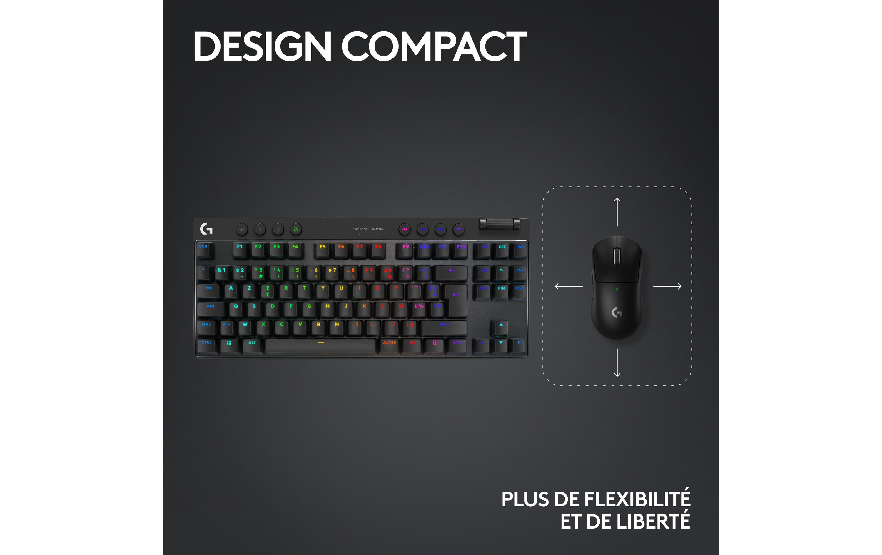 Logitech Gaming-Tastatur PRO X TKL Lightspeed