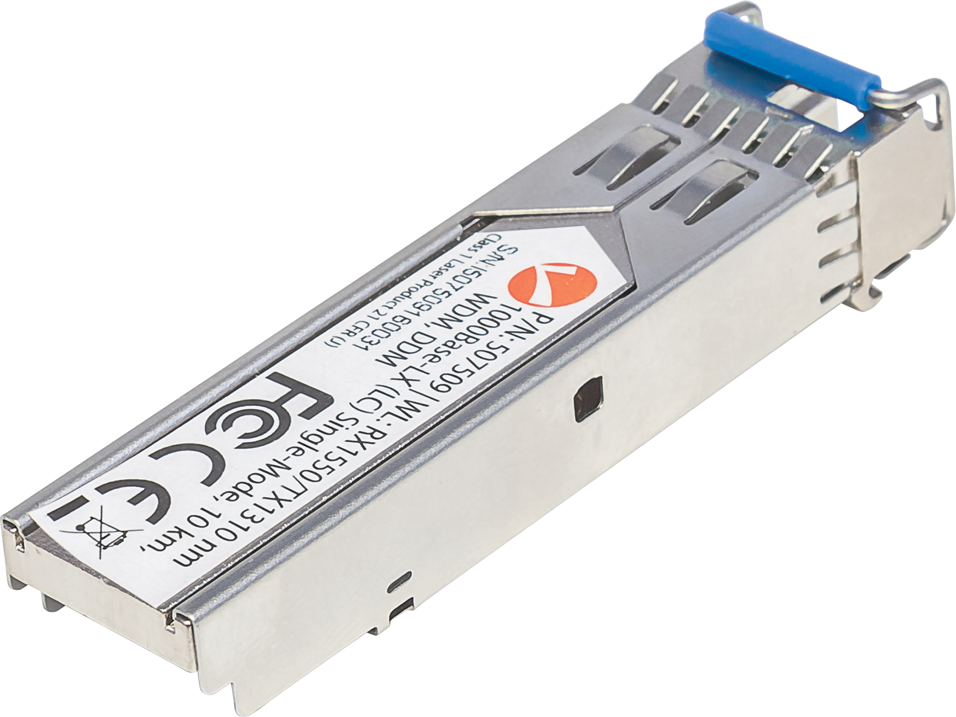 Intellinet Transceiver Module Optical
Gigabit Fiber WDM Bi-Directional SFP
1000Base-Lx (LC) Single-Mode Port
10km
WDM (Rx1550/Tx1310)
MSA Compliant
Equivalent to Cisco GLC-BX-U
Fibre
Three Year Warranty - SFP (Mini-GBIC)-Transceiver-Modul - 1GbE