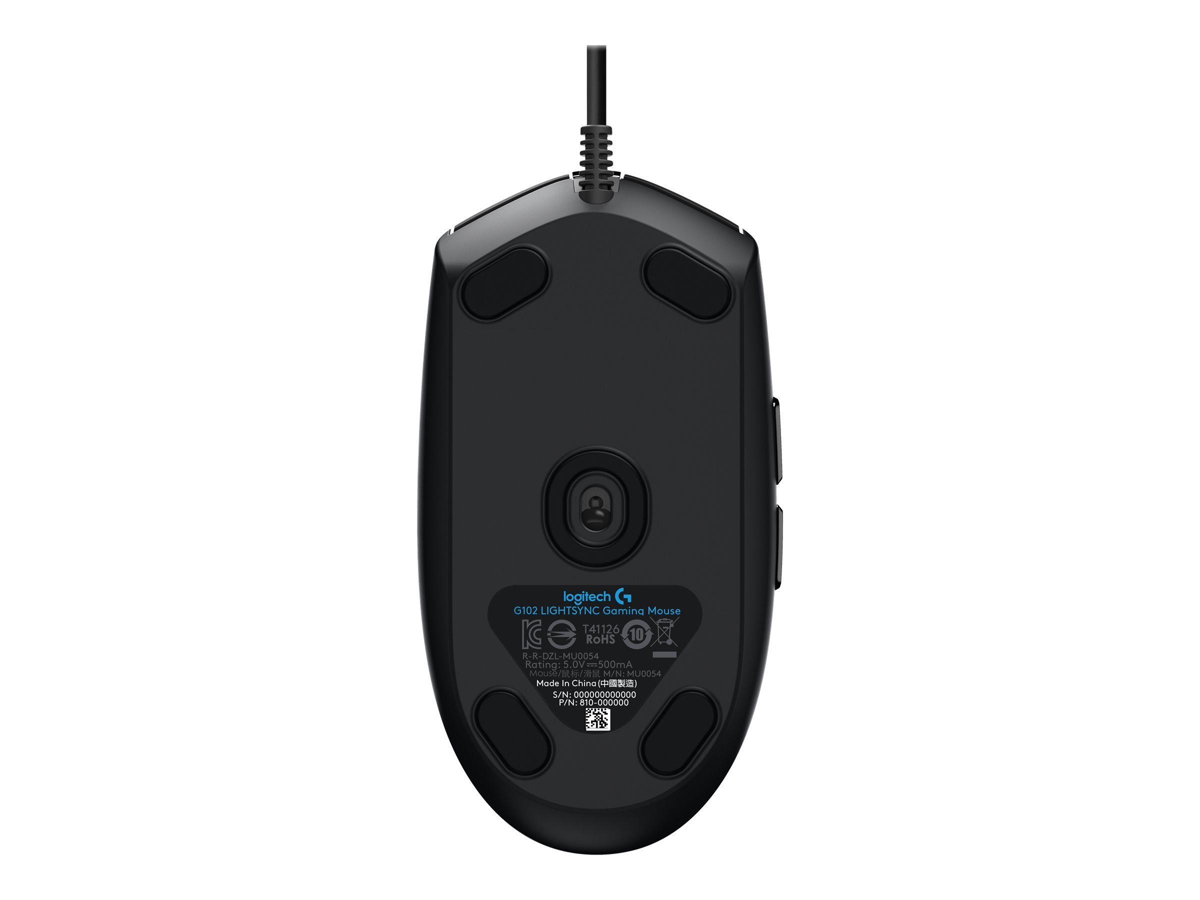 Logitech Gaming Mouse G102 LIGHTSYNC - Maus - USB - Schwarz