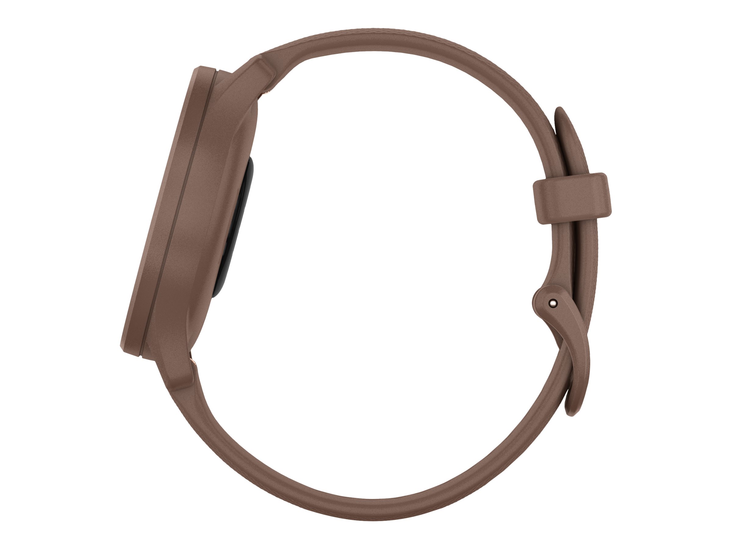 Garmin vívomove Sport - Mokkafarben mit perlgoldenen Akzenten - intelligente Uhr mit Band