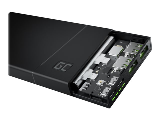 Green Cell PowerPlay 10S Powerbank - Li-Pol - 2 x USB
24 pin USB-C - 18 Watt