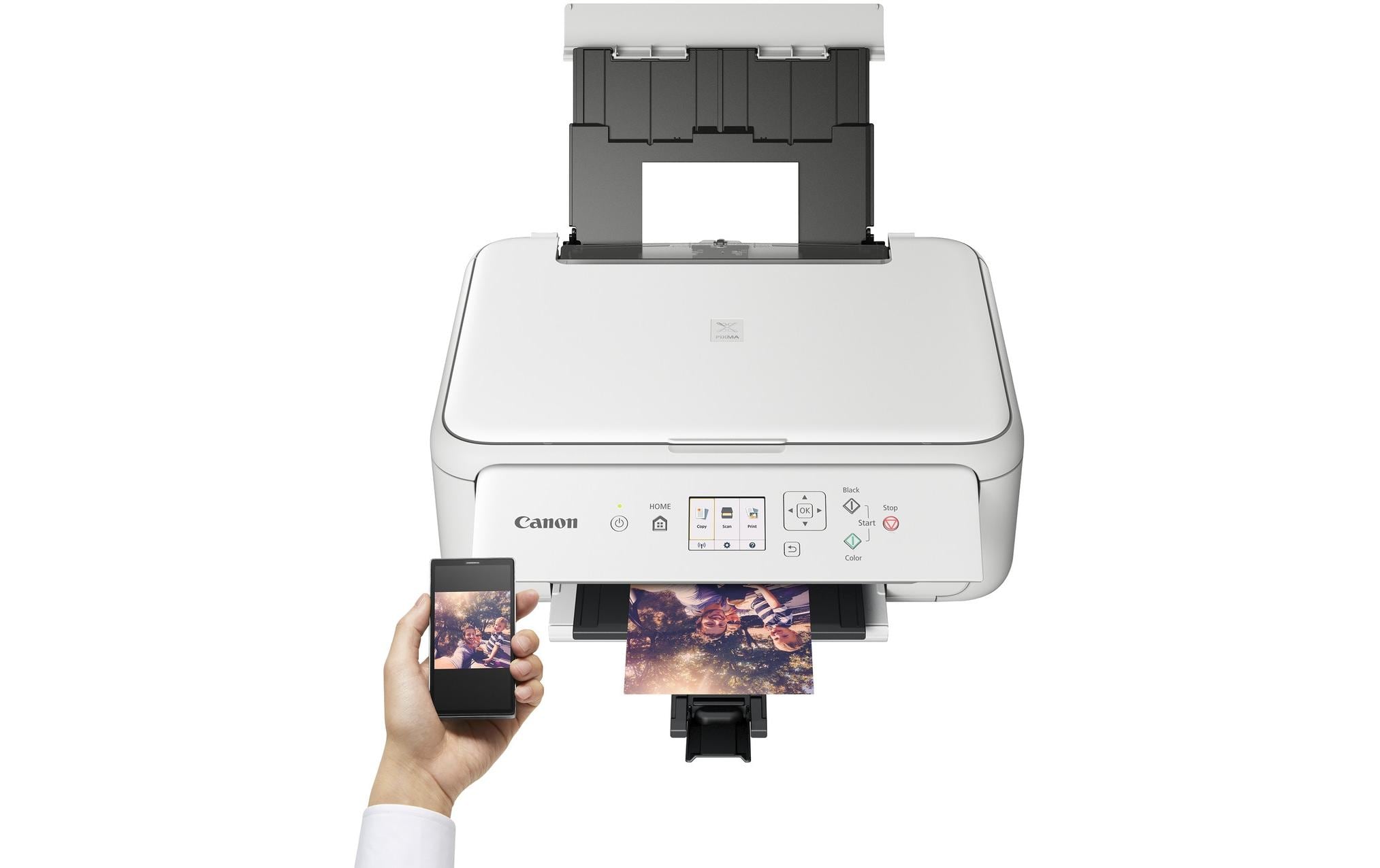 Canon PIXMA TS5151 3 in 1 Tintenstrahl-Multifunktionsdrucker weiß