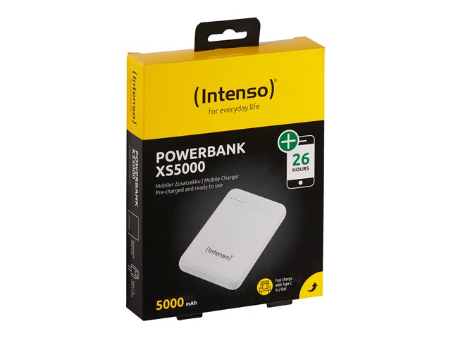 Intenso Powerbank XS5000 Powerbank - Li-Pol - USB
24 pin USB-C