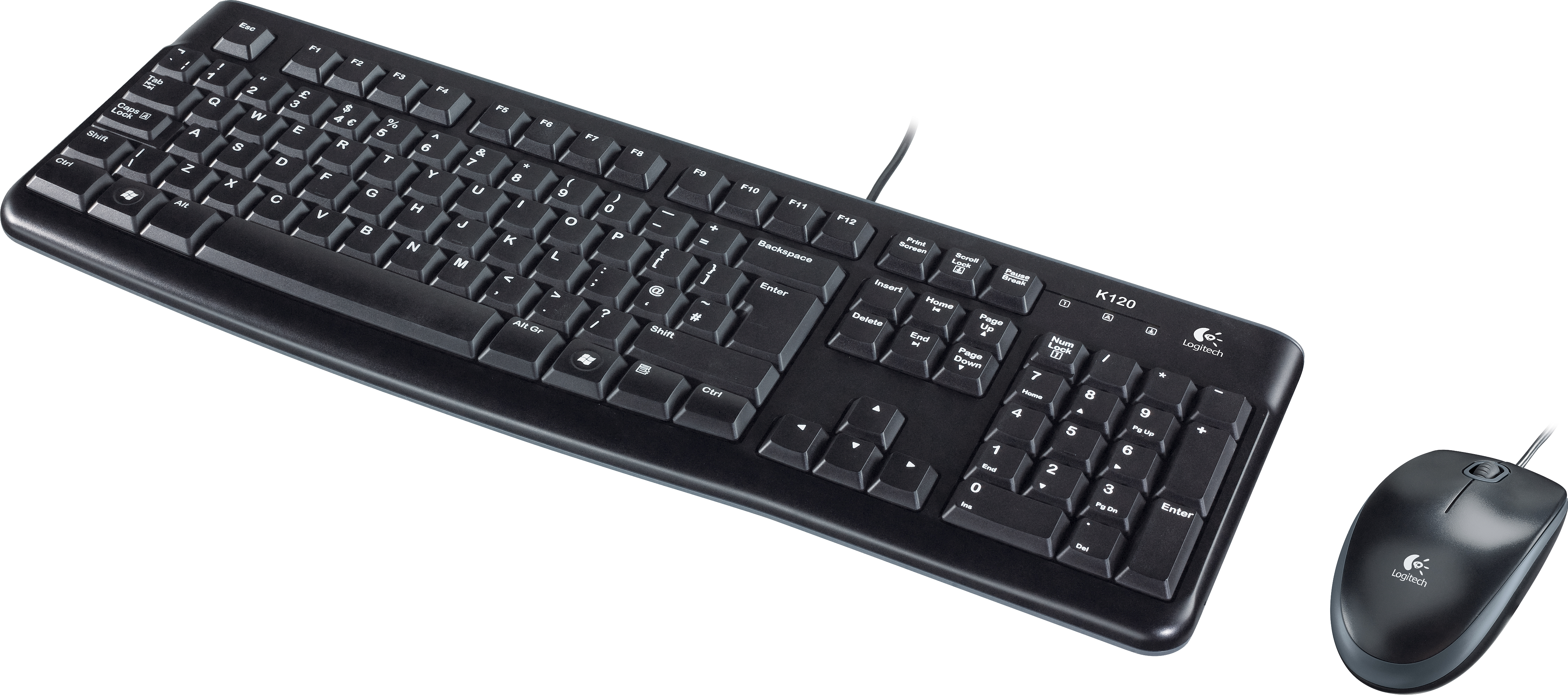 Logitech Desktop MK120 - Tastatur-und-Maus-Set - Deutsch Eingabegerät