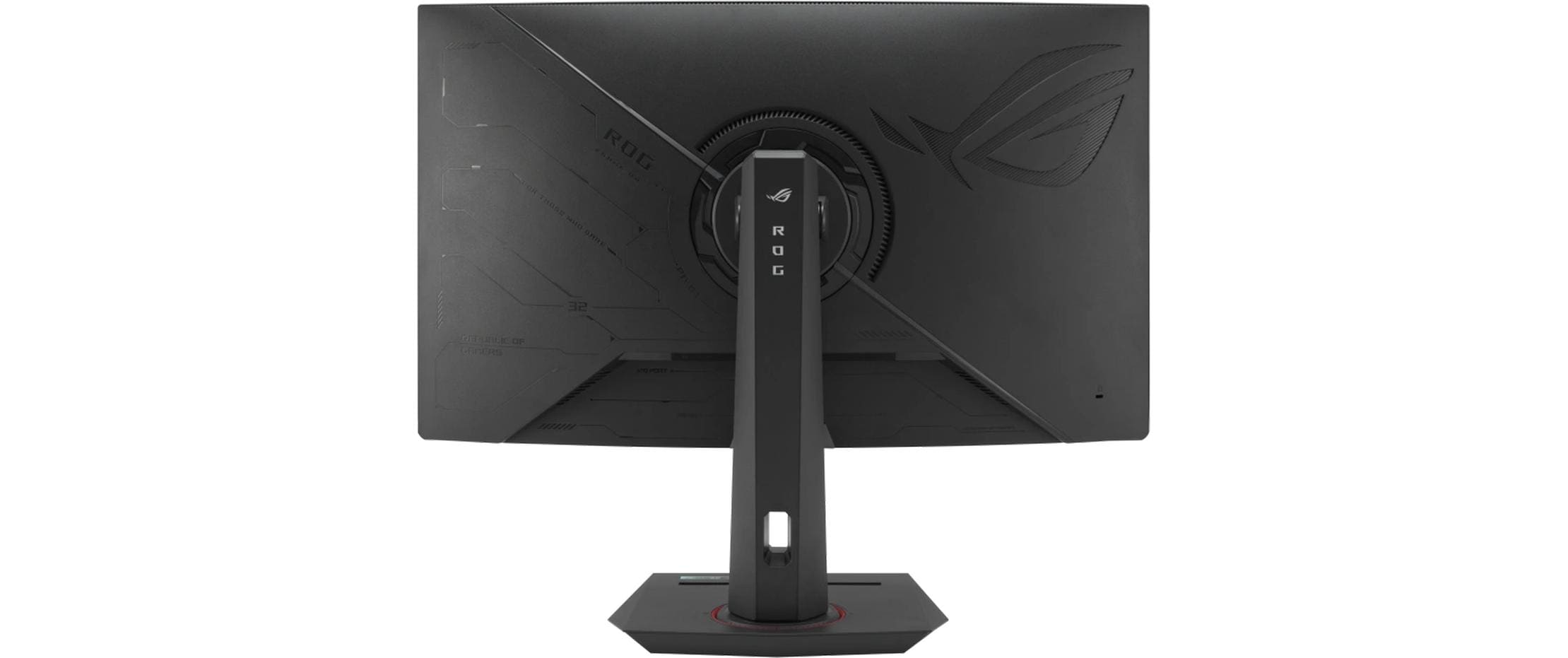 ASUS ROG Strix XG32WCS - LED-Monitor - Gaming - gebogen - 81.3 cm (32") (31.5" sichtbar) - 2560 x 1440 2K @ 180 Hz - Rapid VA - 400 cd/m² - 3500:1 - HDR10 - 1 ms - HDMI, DisplayPort, USB-C - Schwarz