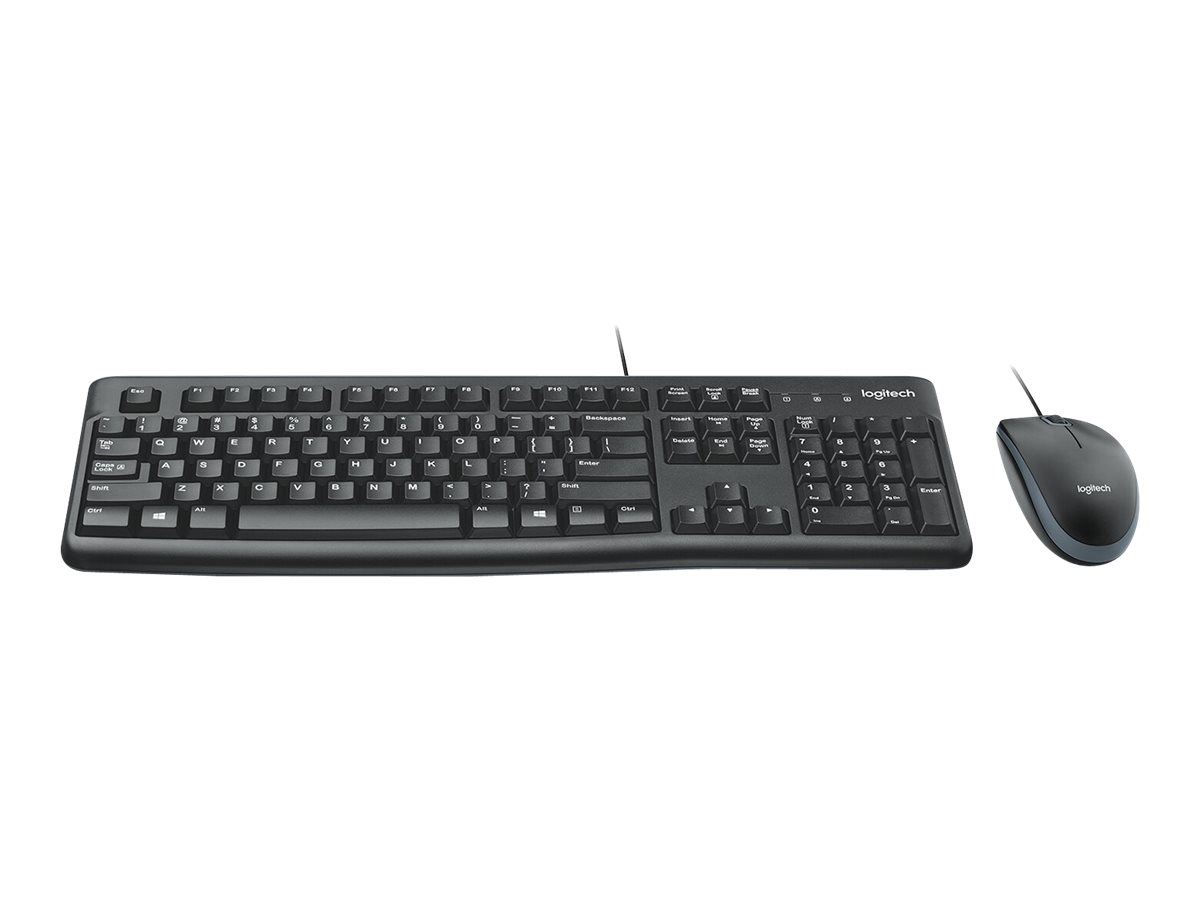 Logitech Desktop MK120 - Tastatur-und-Maus-Set - Deutsch Eingabegerät