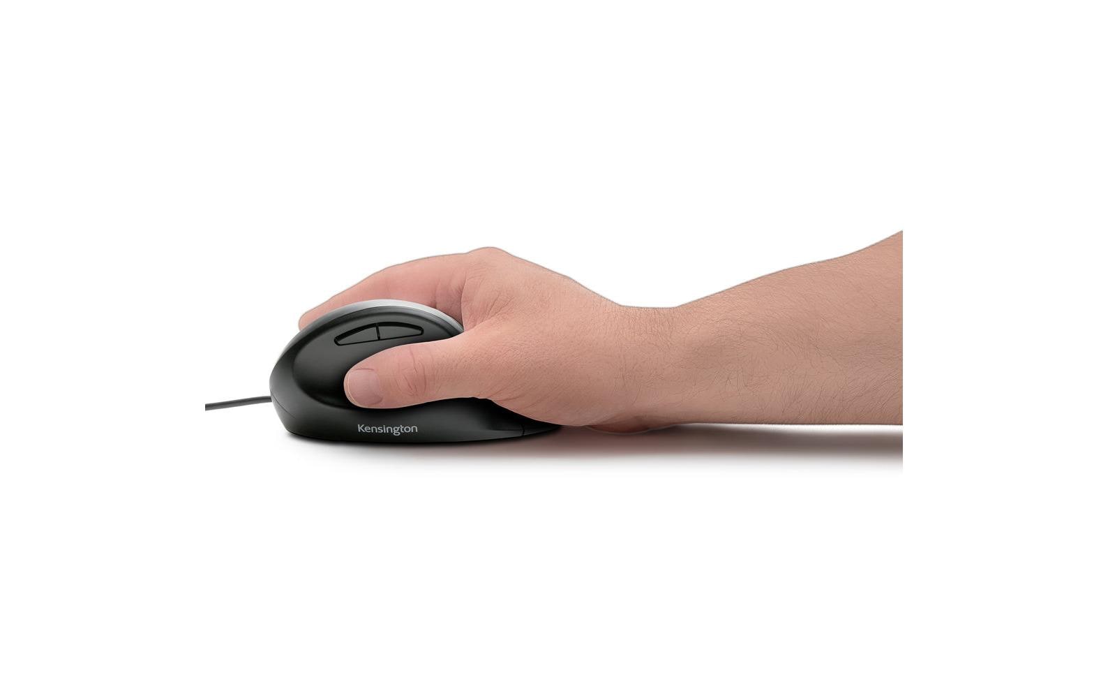 Kensington Pro Fit Ergo - Maus - USB - Schwarz