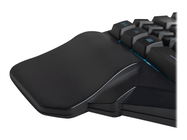 LogiLink Illuminated one-hand gaming - Tastatur - Schwarz Eingabegerät