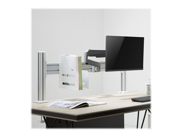 InLine Slatwall Montagekomponente - für LCD-Display - Grau / Silber