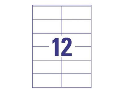 Avery Zweckform Universal-Etiketten 3424 105 x 48 mm, 100 Blatt