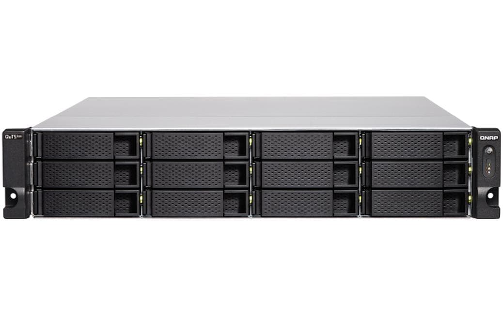 QNAP TS-h1886XU-RP R2 - NAS-Server - 18 Schächte - Rack - einbaufähig - SATA 6Gb/s - RAID RAID 0, 1, 5, 6, 10, 50, JBOD, 60, RAID TP - RAM 32 GB - 2.5 Gigabit Ethernet / 10 Gigabit Ethernet - iSCSI Support - 2U