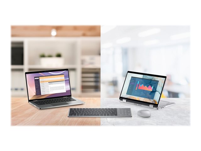Dell KB740 - Tastatur - kompakt
mehrere Geräte - QWERTZ - Deutsch - Titan Gray Eingabegerät