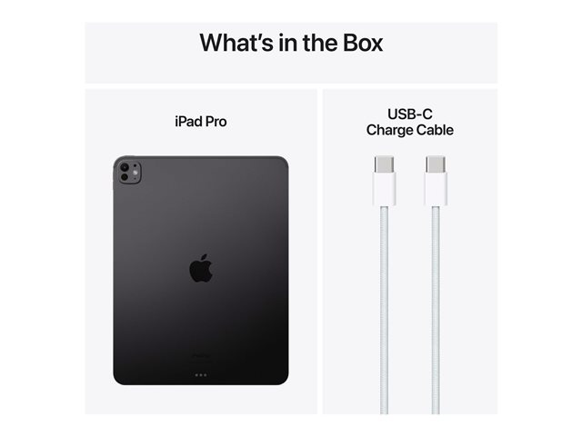 Apple 13-inch iPad Pro Wi-Fi + Cellular - Tablet - 512 GB - 33 cm (13") Tandem OLED (2752 x 2064) - 3G, 4G, 5G - Space Black