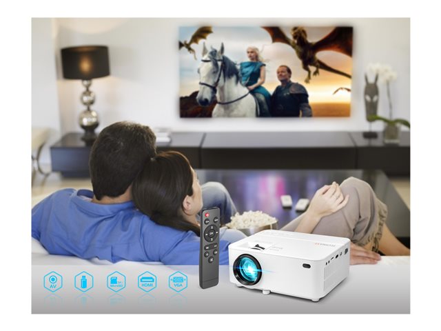 Technaxx Mini FullHD LED Beamer TX-113 - LCD-Projektor - tragbar