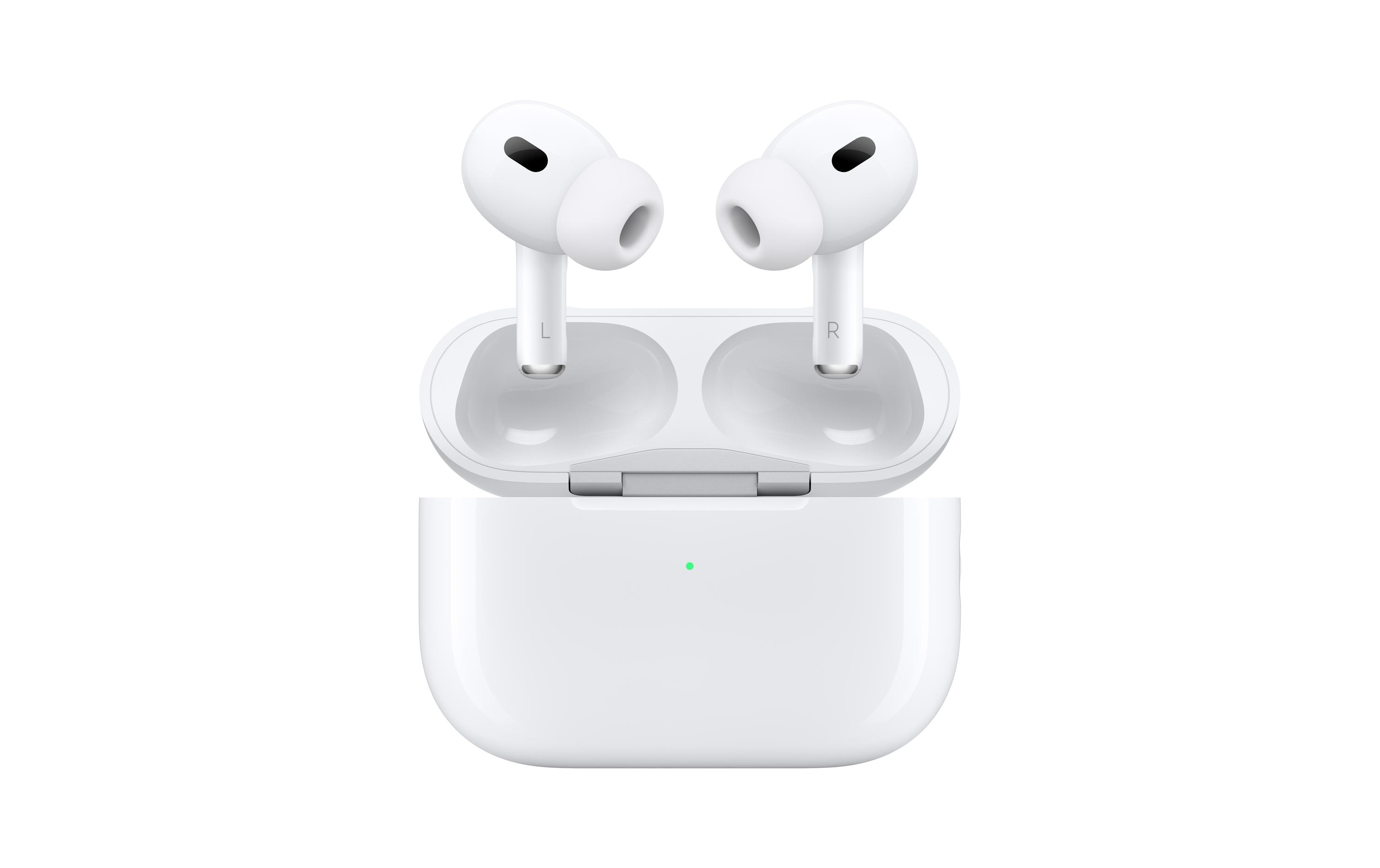 Apple AirPods Pro (2nd generation) Kopfhörer Kabellos im Ohr Anrufe/Musik Bluetooth Weiß (MTJV3ZM/A)