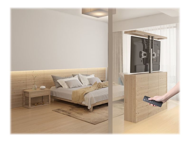 Equip Pro Aufstellung - motorisiert - für LCD TV - Schwarz