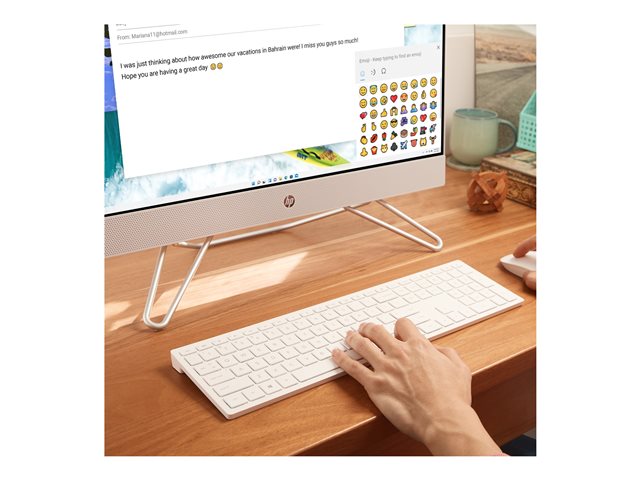 HP 24-cb1009ng - All-in-One (Komplettlösung) - Core i5 1235U 1.3 GHz - 8 GB - SSD 512 GB - LED 60.5 cm (23.8") - Deutsch