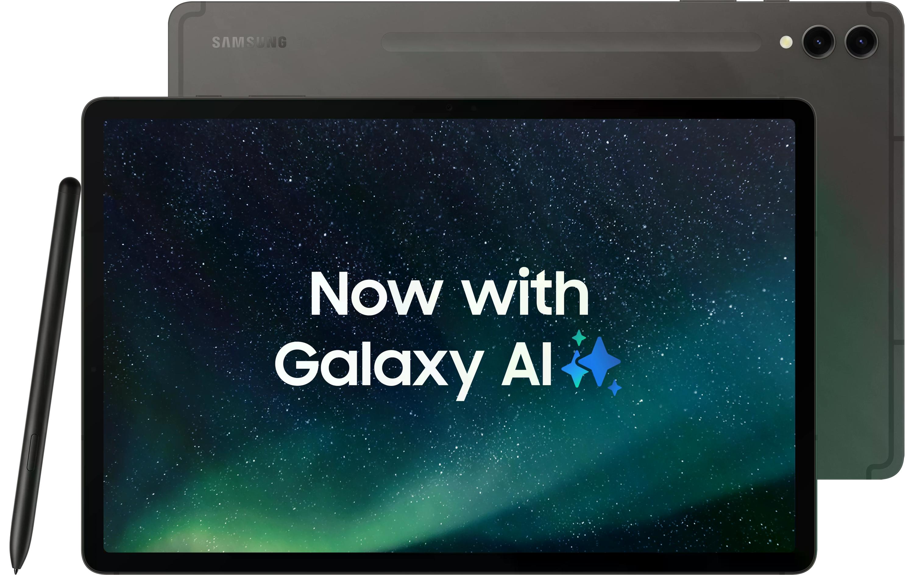 Samsung Galaxy Tab S9+ - Tablet - Android 13 - 512 GB - 31.5 cm (12.4") Dynamic AMOLED 2X (2800 x 1752) - microSD-Steckplatz - Graphite