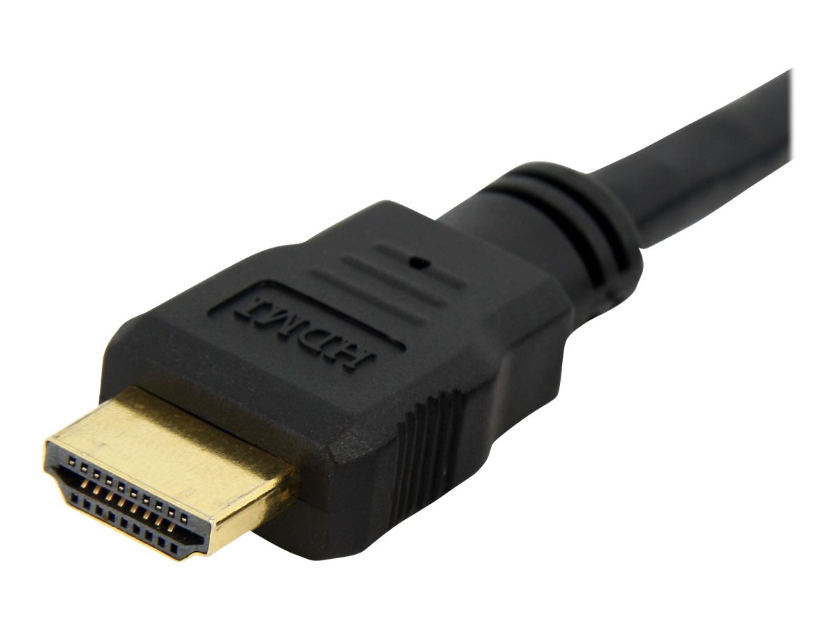 StarTech.com 90cm Standard HDMI Kabel zur Panelmontage - Bu/St - HDMI-Kabel - HDMI weiblich zu HDMI männlich - 91 cm - Schwarz - geformt - für P/N: CDP2HDMM2MB, DP2HDMM2MB, HDDVIMM3, HDMM1MP, HDMM2MP, HDMM3MP, HDPMM50, MDP2HDMM2MB