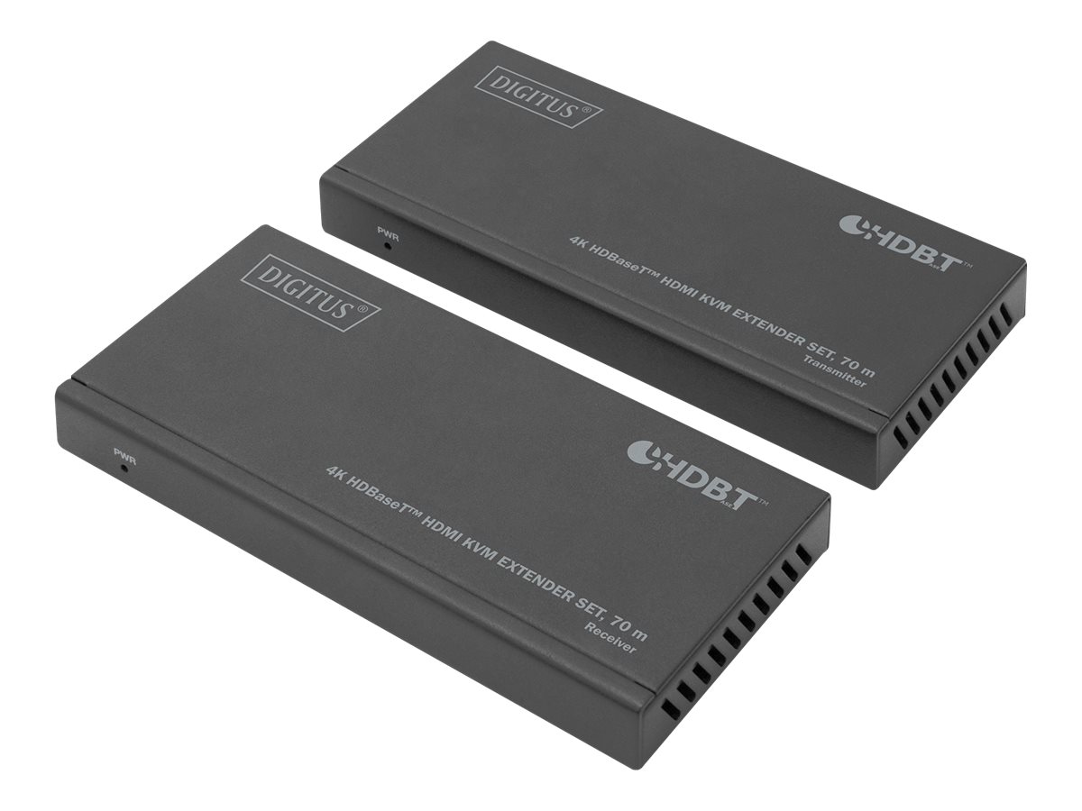 DIGITUS DS-55512 - Sender und Empfänger - Video/Audio/Infrarot/USB Extender - HDMI
HDBaseT