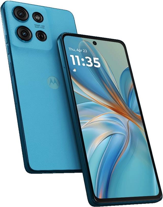 Motorola Moto G75 - Aqua Blue - 5G Smartphone - 256 GB - GSM
